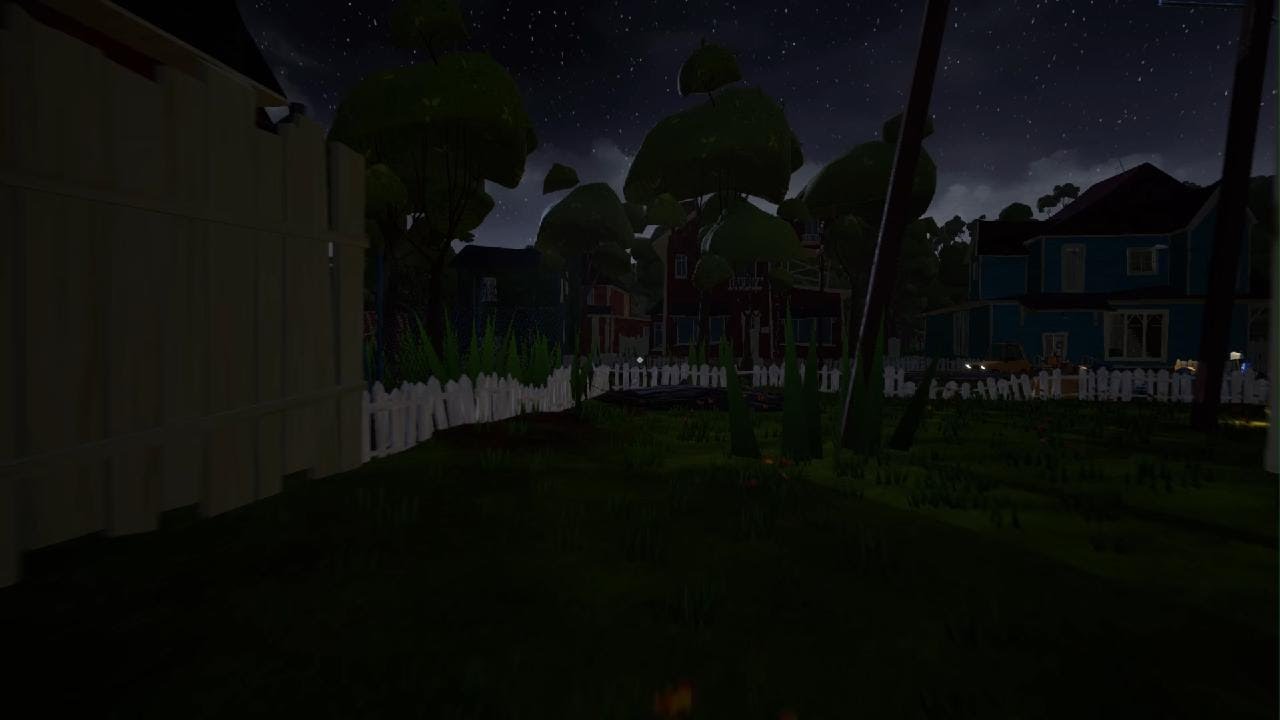 Hello Neighbor_acto 3...a la vrg se hizo una mansión en 7 minutitos