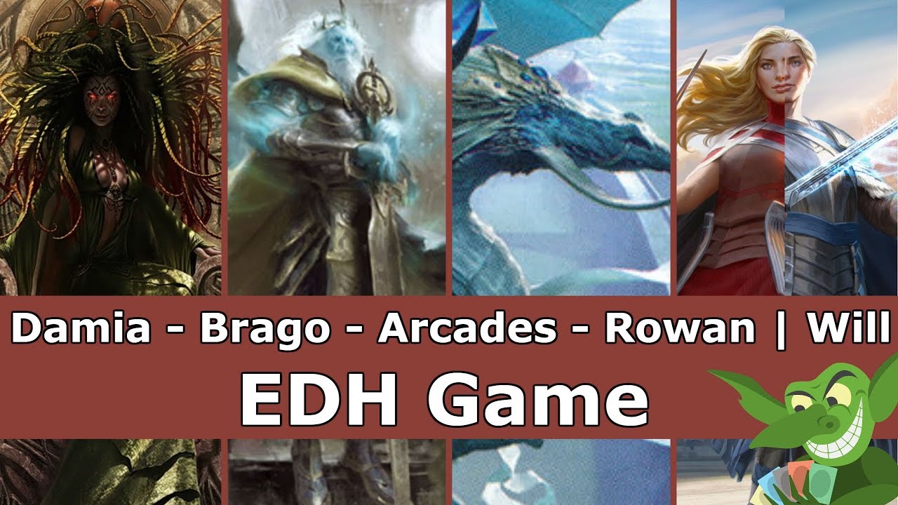 Damia vs Brago vs Arcades vs Rowan | Will EDH / CMDR game play for Magic: The Gathering