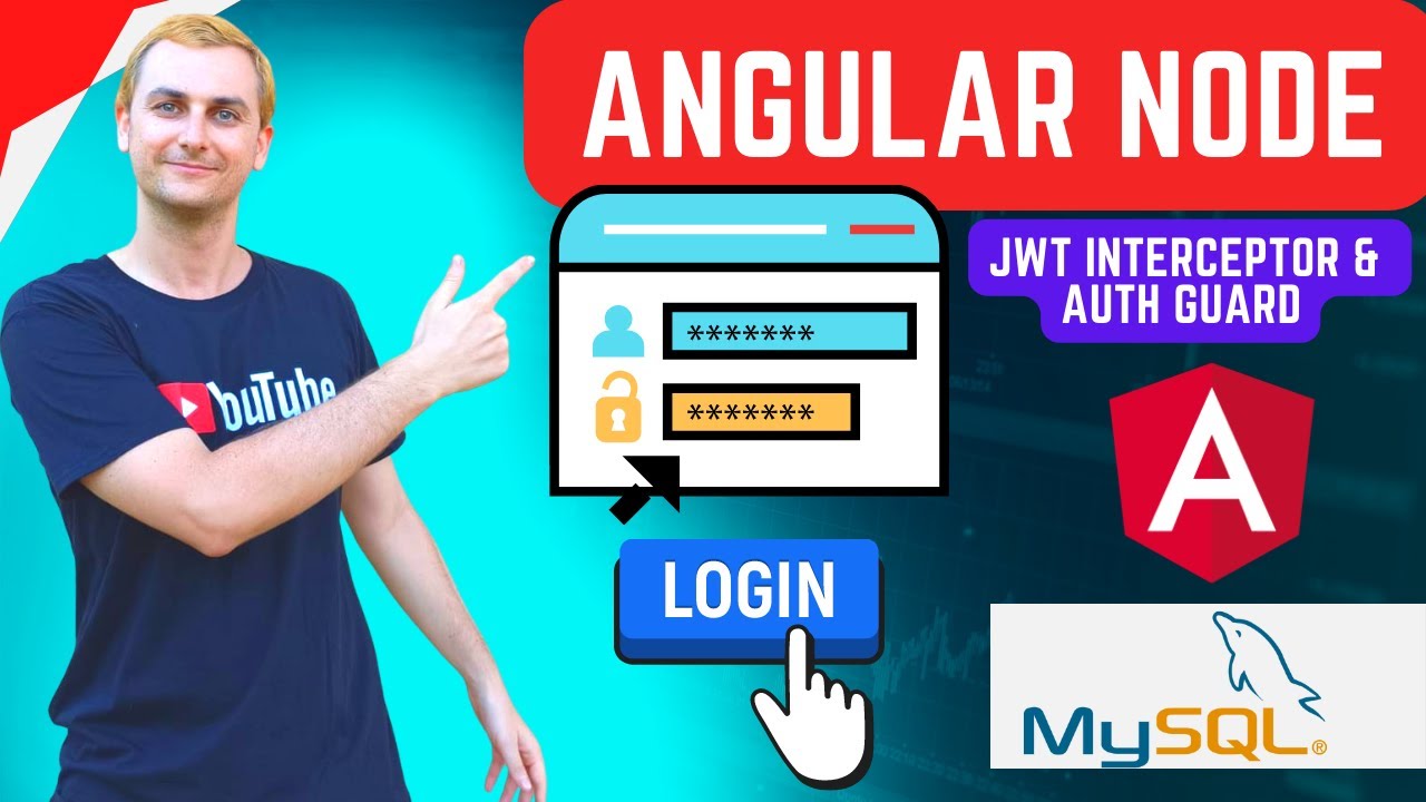 Angular Node MySQL Login System - JWT Interceptor & Auth Guard