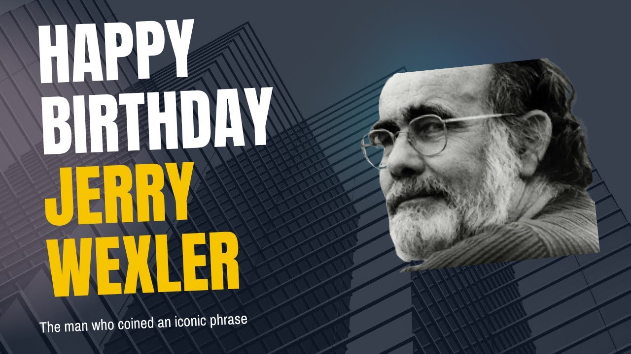Rhythm and Blues  and Jerry Wexler