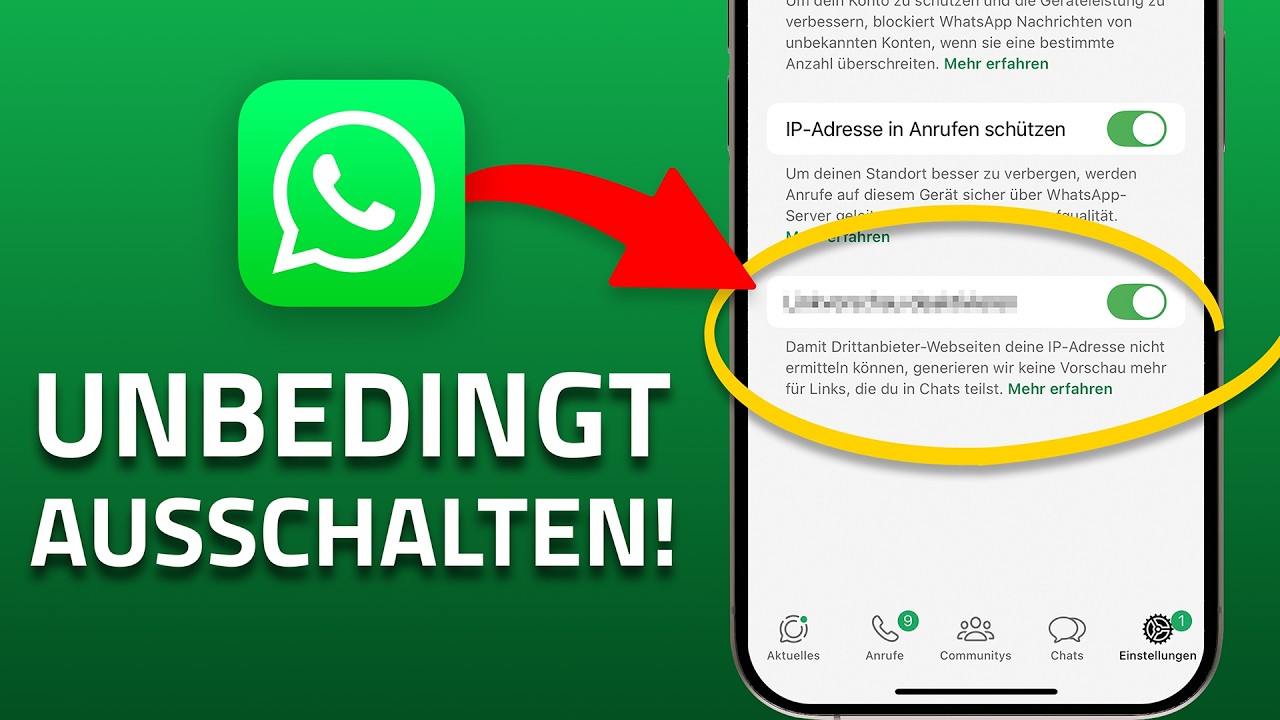 Diese Chat-Funktion SOFORT abschalten (WhatsApp, Signal & Co.)