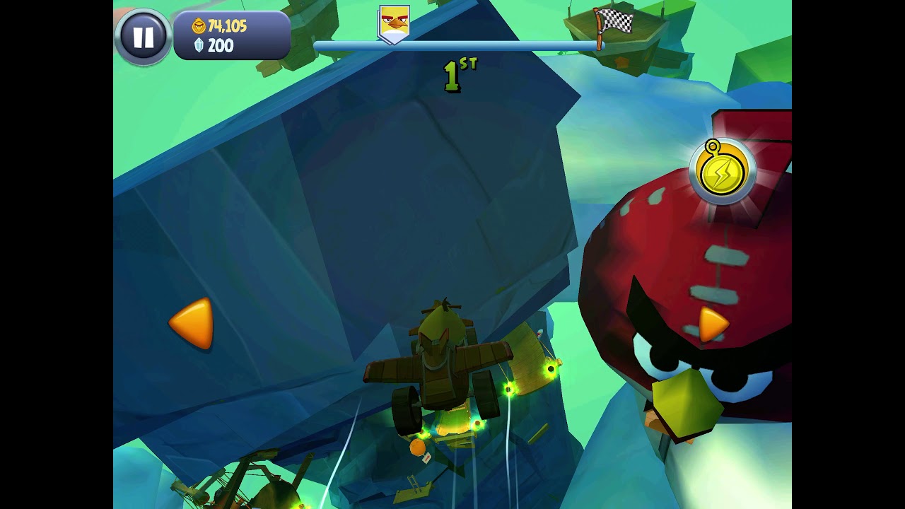 Angry birds GO! All bosses with Chuck