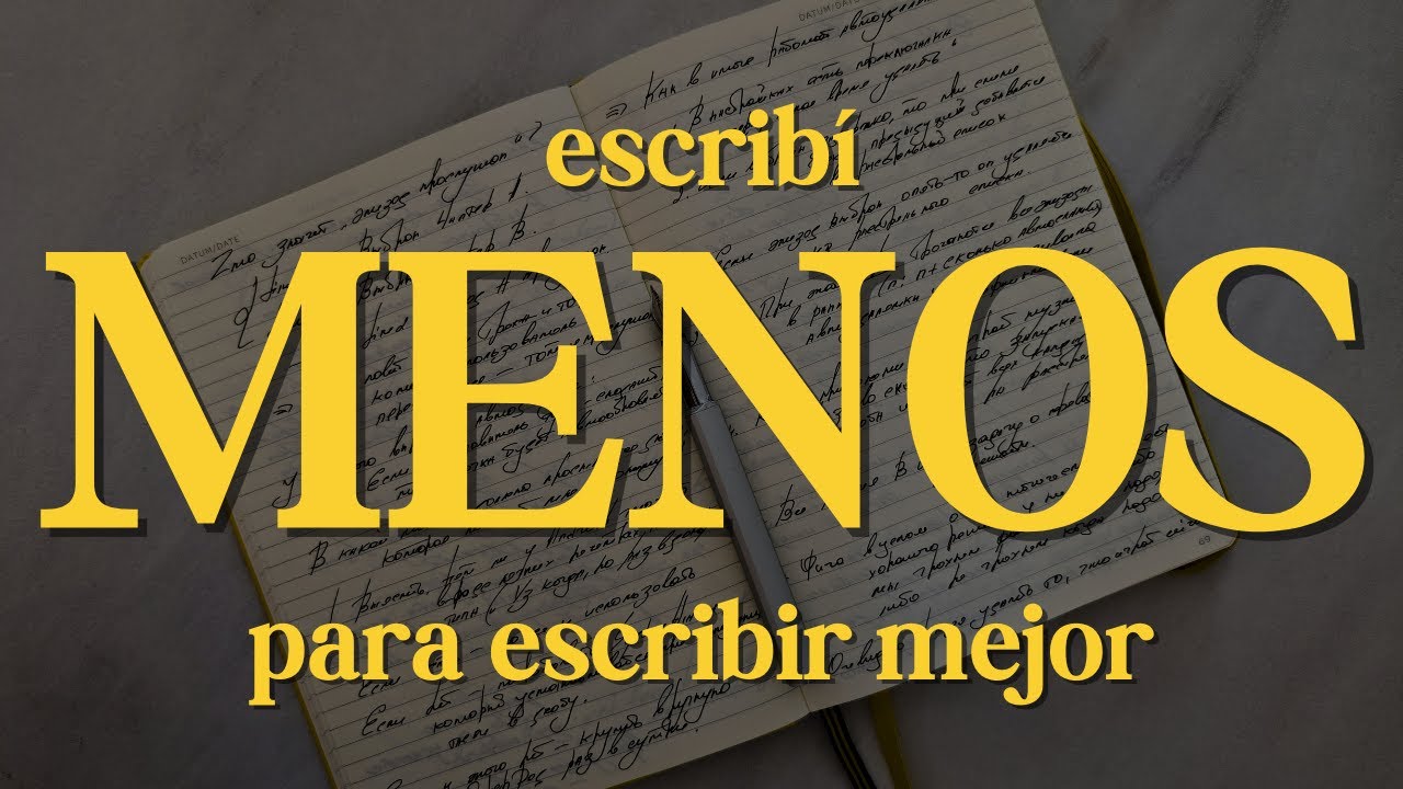 Escribí menos para escribir mejor | La técnica de Hemingway