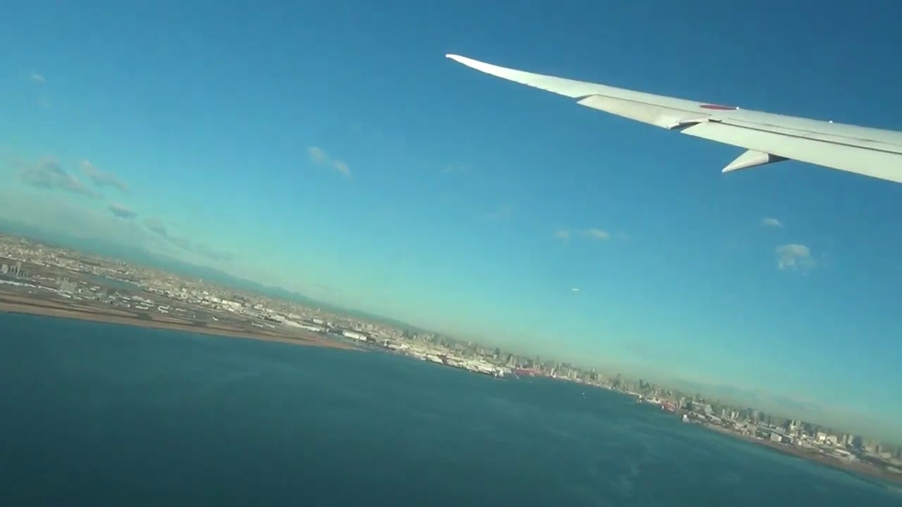 羽田空港発－長崎空港行　ノーカット　ANA661便　8：15発　日本列島大寒波でも太平洋側は快晴