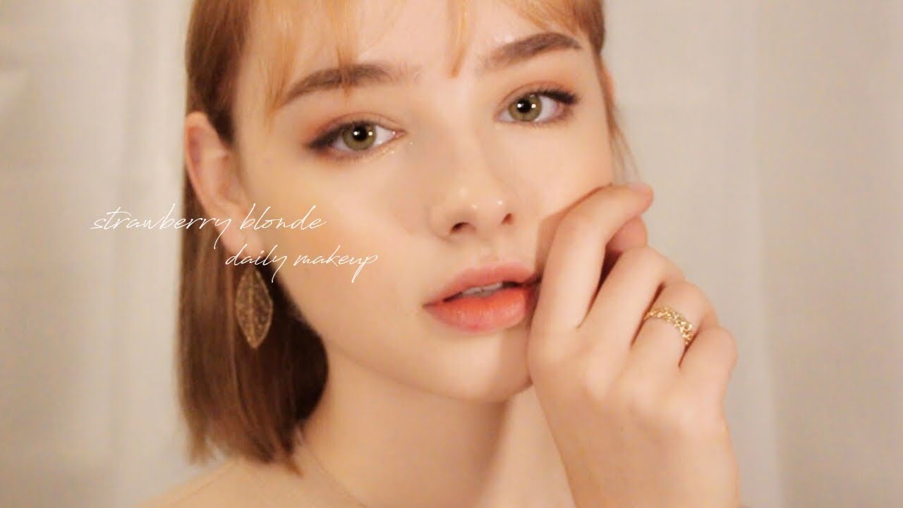 Strawberry Blonde Daily Makeup 🍓 NEW HAIR !  | Sissel AB