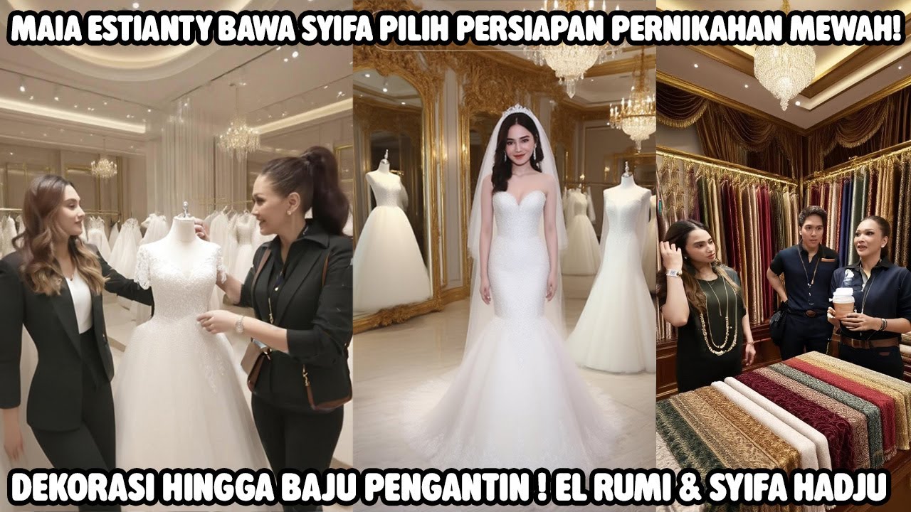 Maia Estianty Bawa Syifa Pilih Persiapan Pernikahan Mewah Dari Gaun Dan Dekorasi Semua Serba Mewah