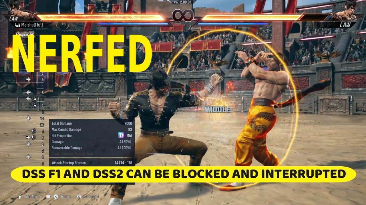 7 Huge NERRFS for Marshall Law in Tekken 8 Season 2