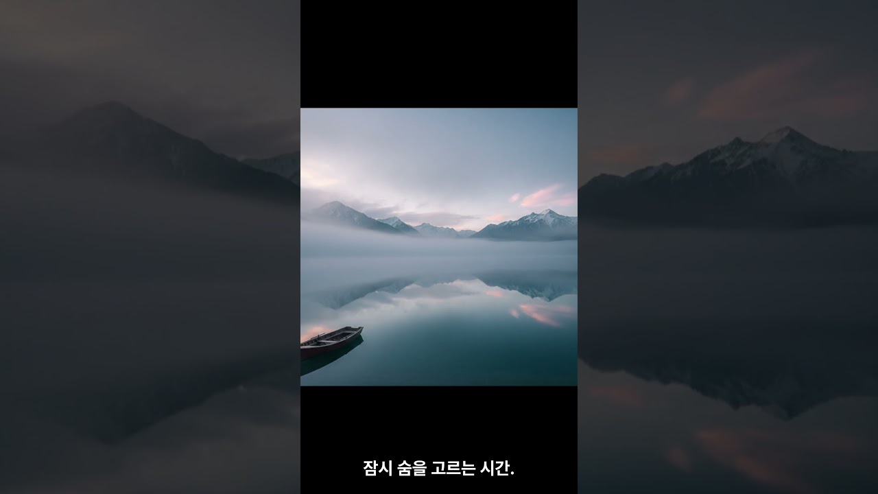 [4K] Relaxing Morning at Pangong Tso 판공초의 아침 