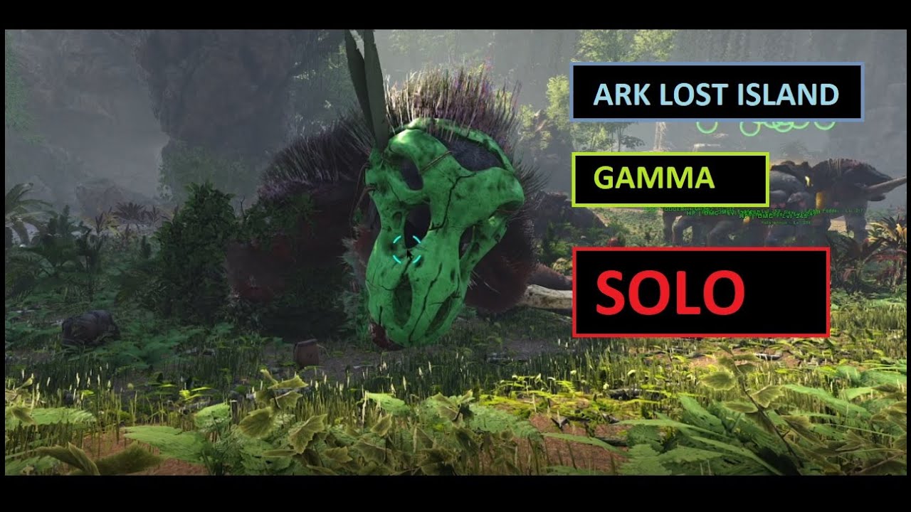 Ark - Lost Island - Gamma Dinopithecus King Solo