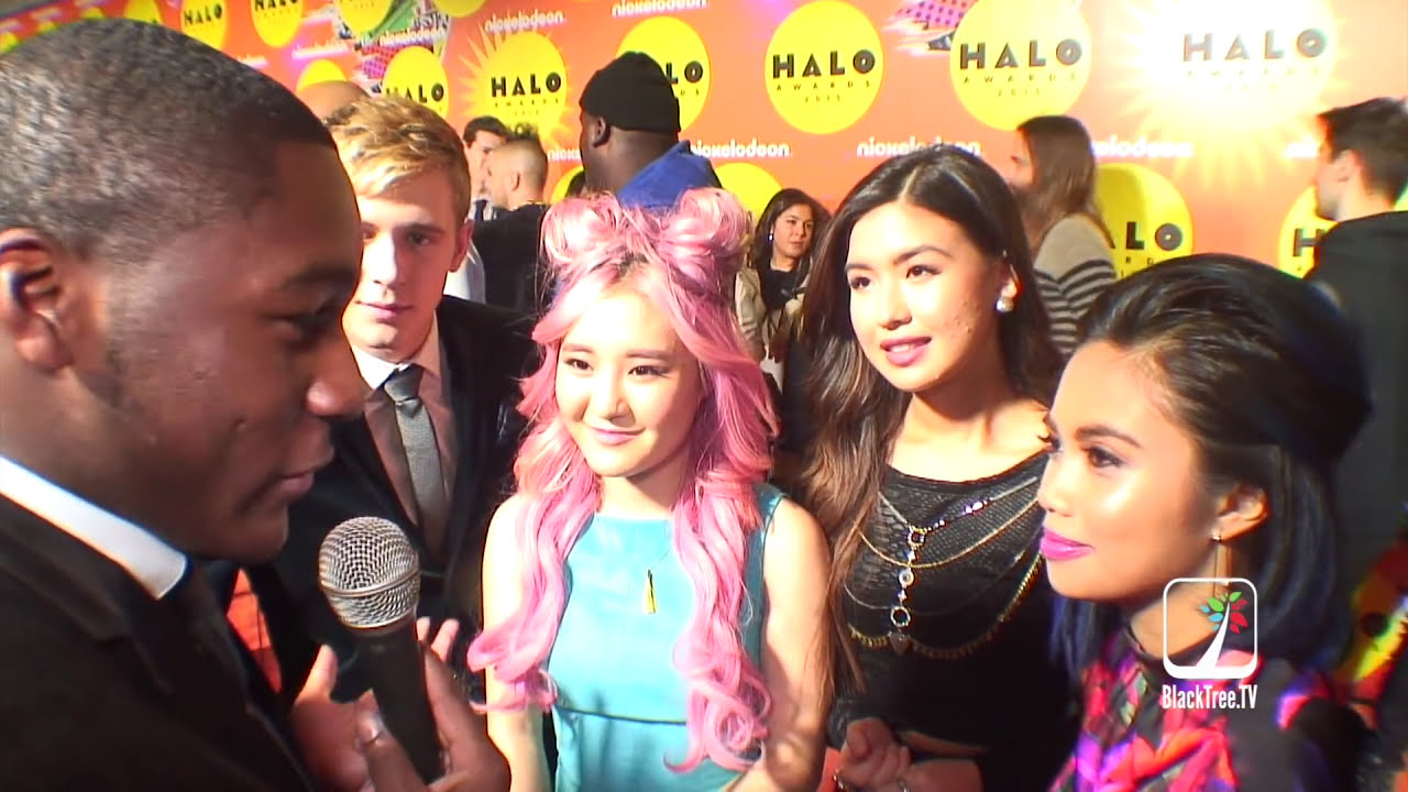 Nickelodeon's 'Make It Pop' Cast Interview at the 2015 HALO Awards Orange Carpet
