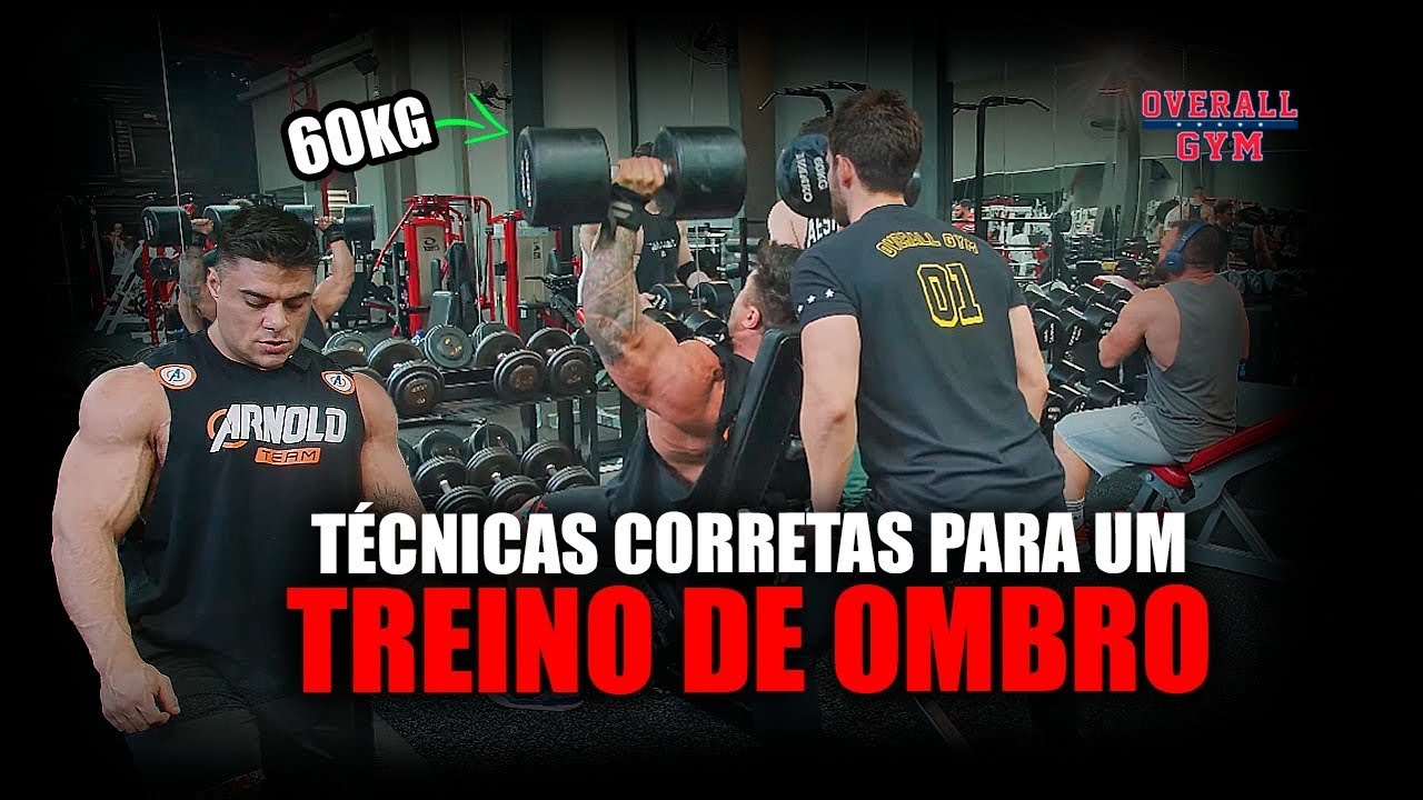 COMO REALIZAR UM TREINO DE OMBRO TÉCNICO E MUITO INTENSO | YAGO e JORDÃO detalharam cada exercício