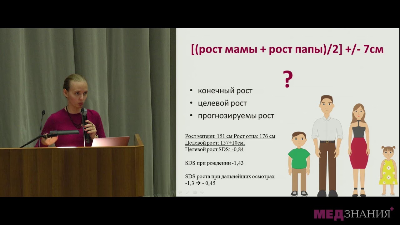 Нарушения роста у ребенка: как обнаружить и что делать? Воронцова М.В.