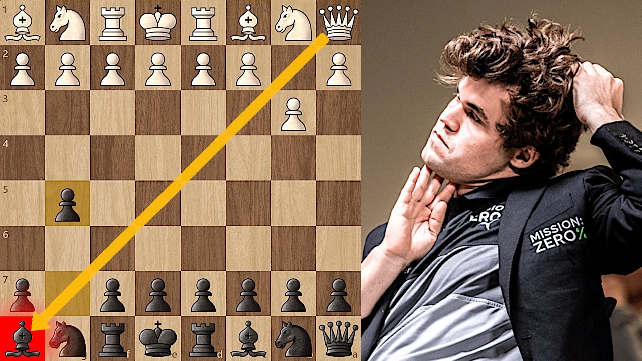 Piece Sacrifice on Move 1! The Magnus Trap in Fischer Random Chess