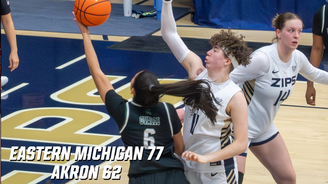 MAC WBB: Eastern Michigan Highlights vs. Akron | 3.7.26