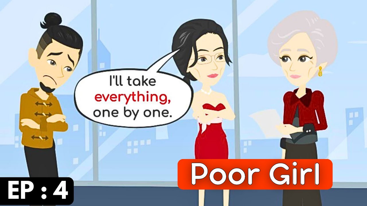 Poor Girl - Episode: 4 | English Speaking Practice | English Story | Animated Stories
