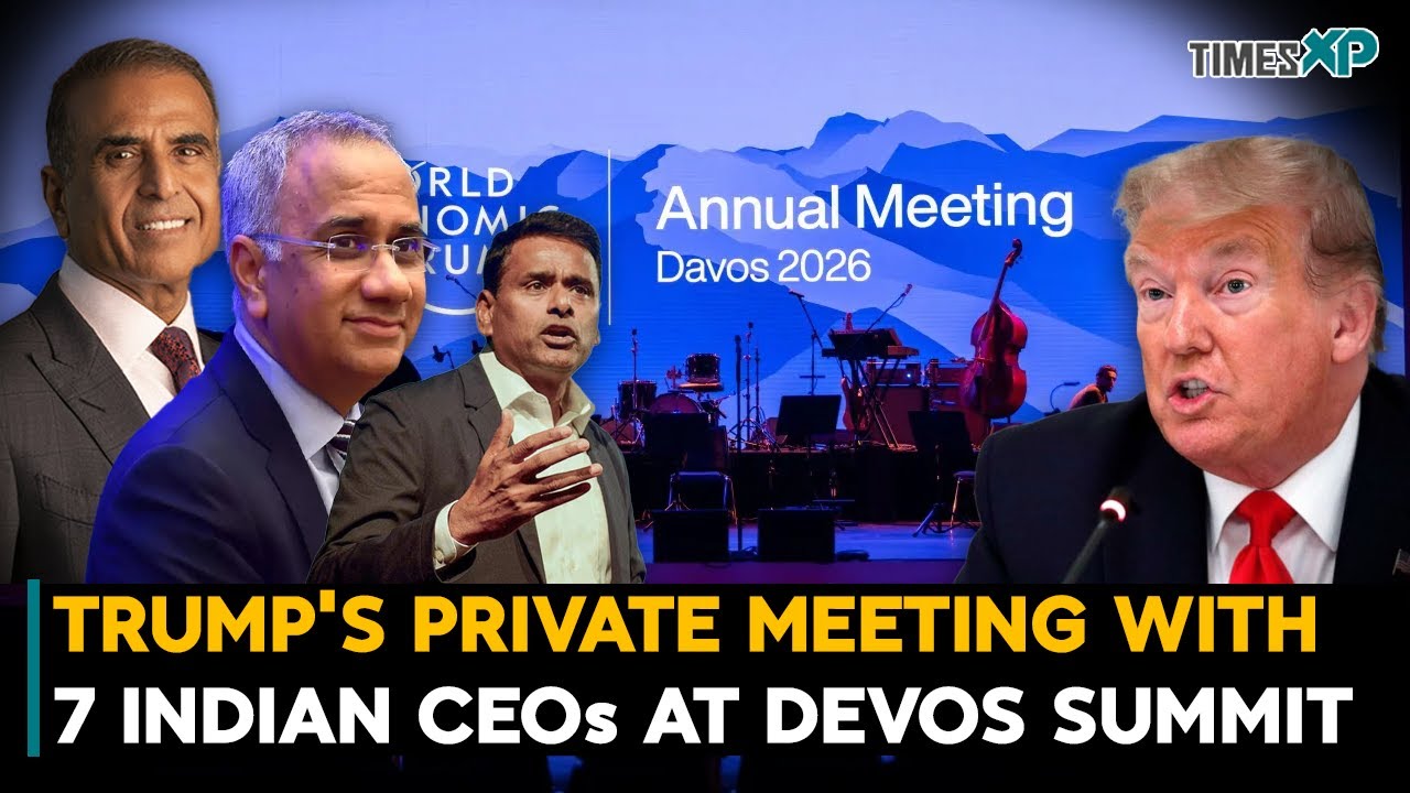 U.S. President Donald Trump's Private Meeting With 7 Indian CEOs At Devos Summit| Indians In The US
