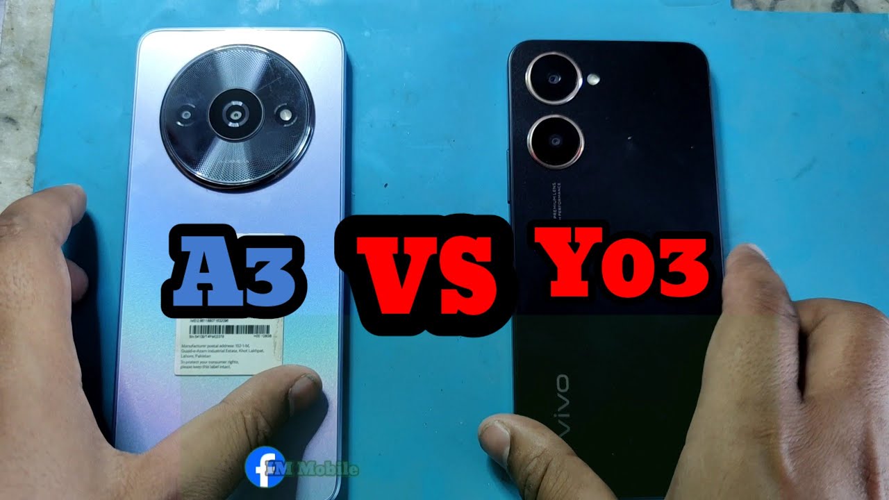 redmi a3 vs vivo y03 speed test