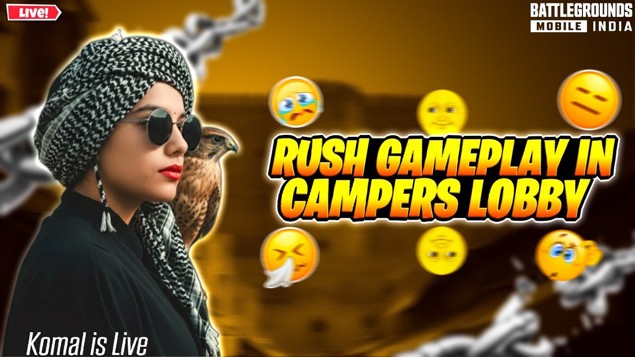 BGMI LIVE 🔴 1v1 TDM & AGGRESIVE RUSH GAMEPLAY w KOMAL YT ✨ SPECIALLY ABLED GIRL GAMER #shortsfeed
