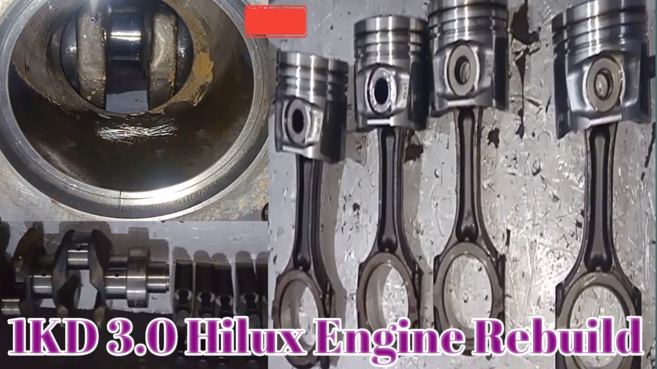 1KD Enigne Complete Assemble/1KD Engine Overhaul/Hilux 1KD Engine Restore
