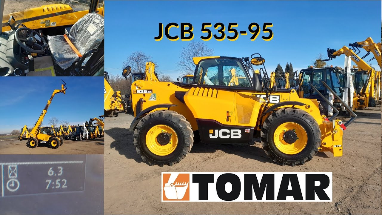 JCB 535 95 2025r SKU 9241 tel. +48 575 316 333 forklift telehandler ładowarka teleskopowa