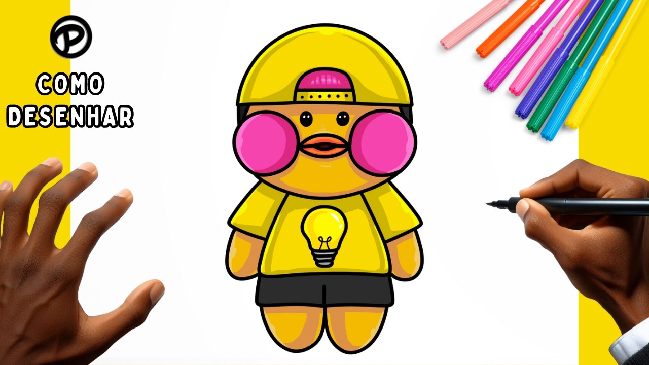Como desenhar um Paper Duck do Leozinho Passo a passo