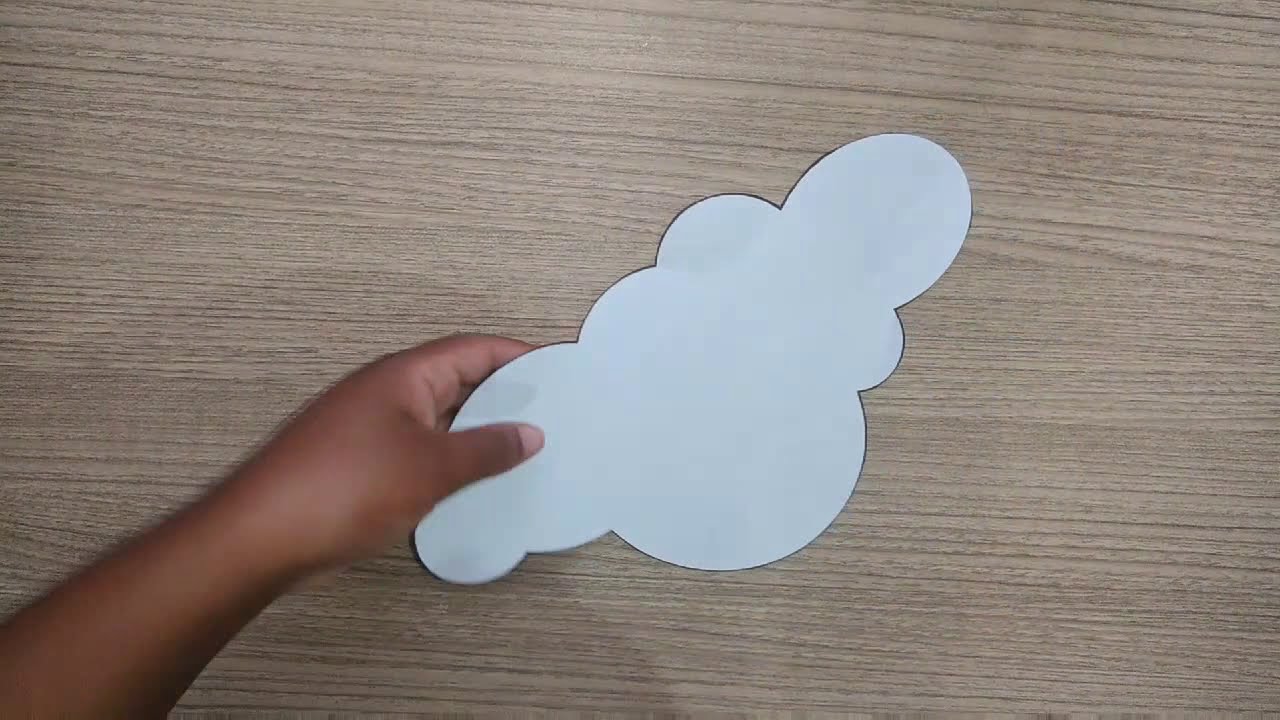 Bandeja de Nuvem de Papelão/ Porta Docinhos/FÁCIL DE FAZER 🧁 ☁️