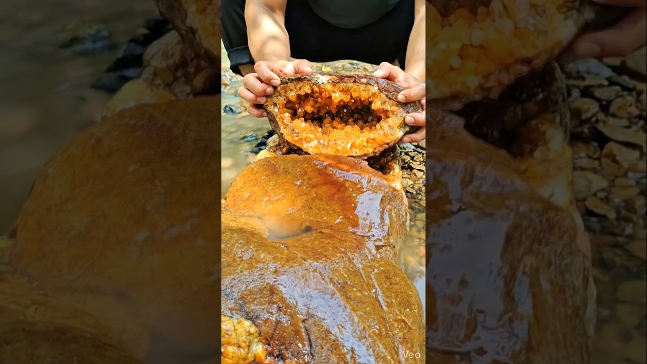 Wooow oh my god, unbelieveble 💯 😱#gold #petraagate #Aivideo #crystals