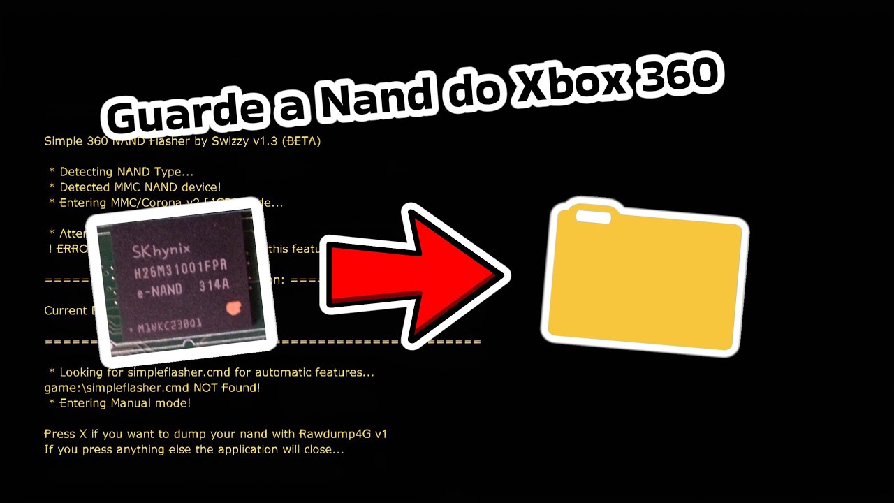 Como fazer backup da NAND no Xbox 360 com Exploit