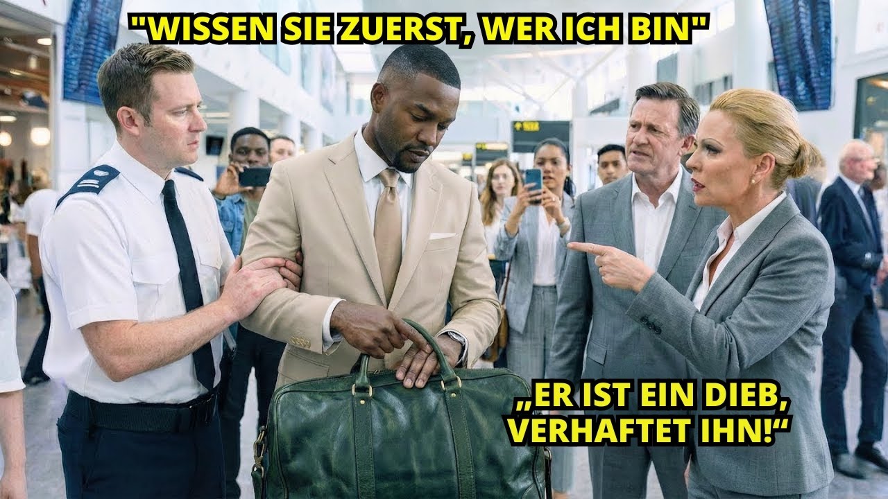 „Flugpersonal beschuldigte einen schwarzen Mann – ein ruhiger Satz enthüllte alles“