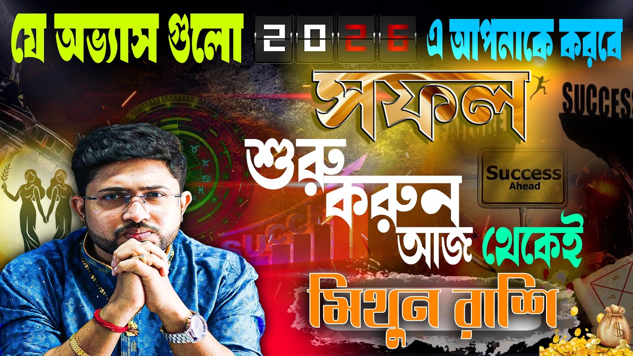 মিথুন 👭 রাশি। Gemini Sign 👭 ♊। যে অভ্যাসগুলো ২০২৬-এ করতে পারে আপনাকে রাজা জানুন।