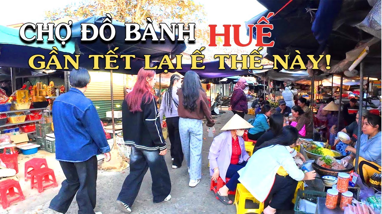 Chợ đồ bành seconhand lớn nhất Huế mùa tết ế ẩm trở lại