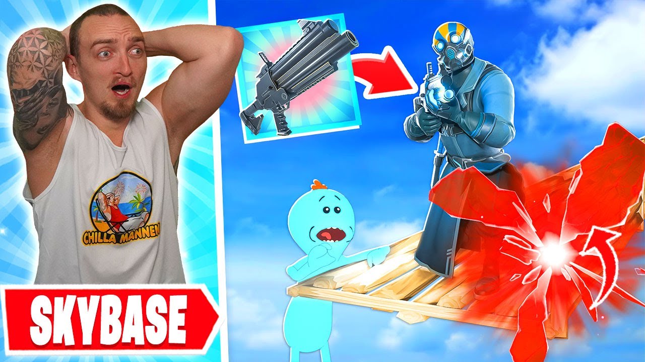JAG BYGGER SKYBASE MED RIFT LAUNCHER I FORTNITE