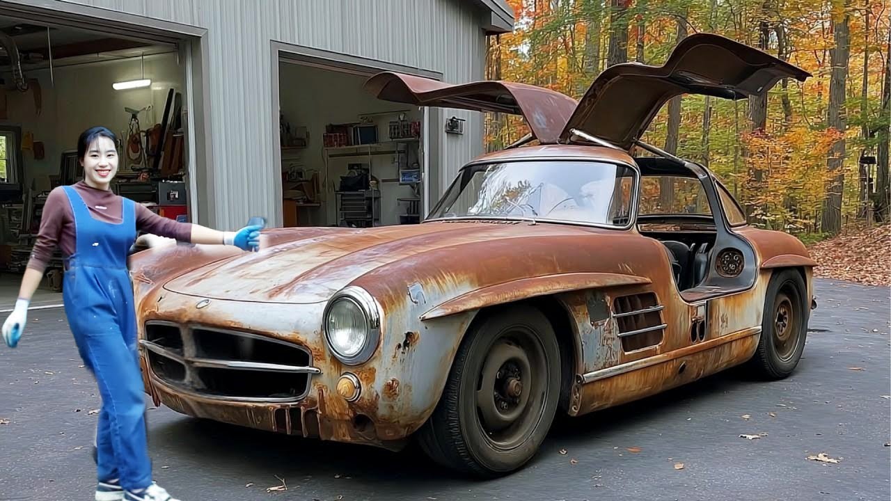 A genius beauty helps villagers repair their old car&mdash;the power is incredible！