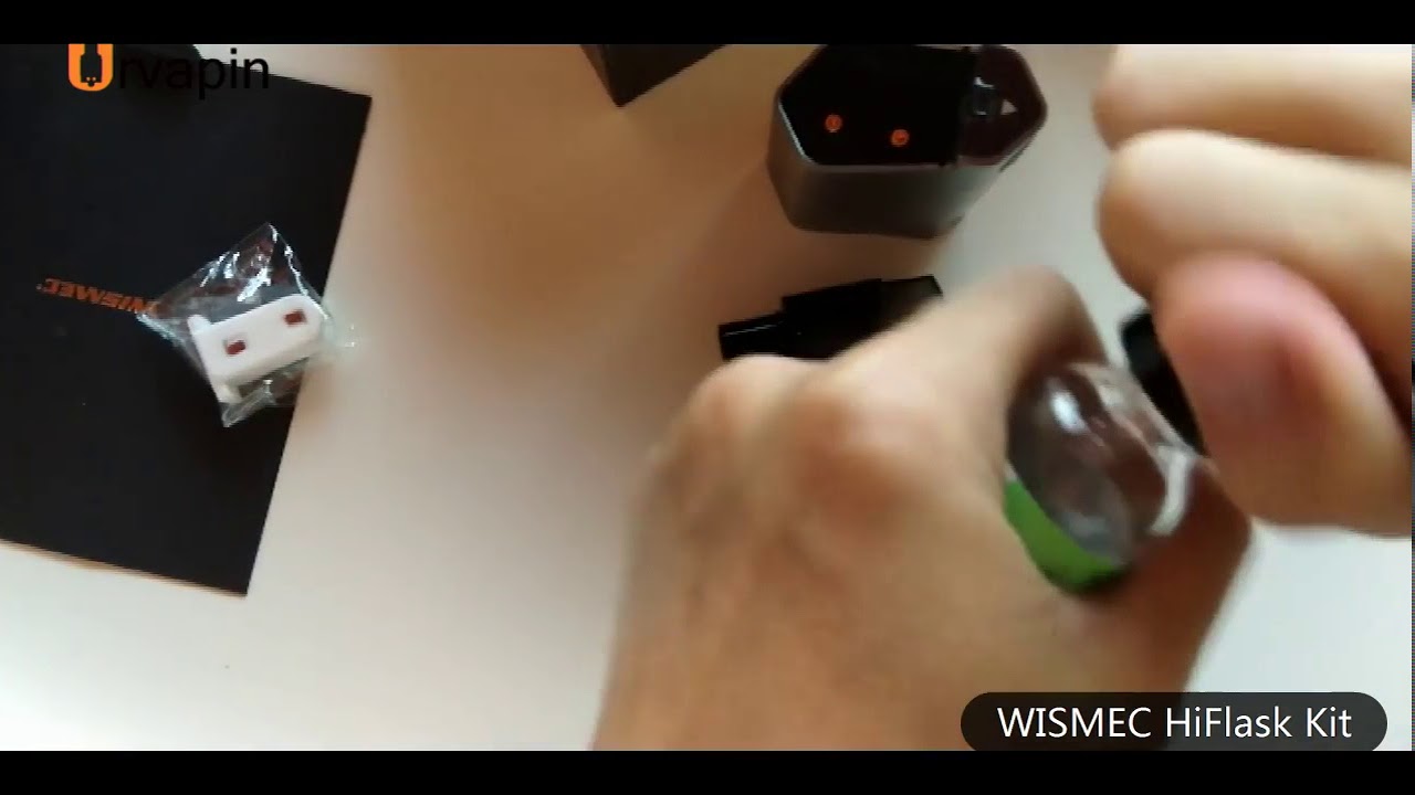Wismec Hiflask Kit Unbox-The biggest Eliquid and Battery Capacity 5.6ml /2100mAh Pod Kit