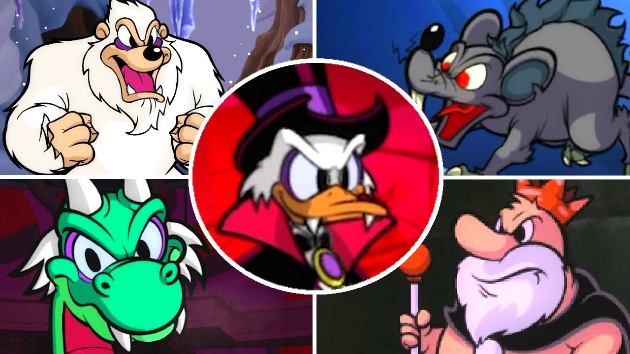 DuckTales Remastered - All Bosses & Ending