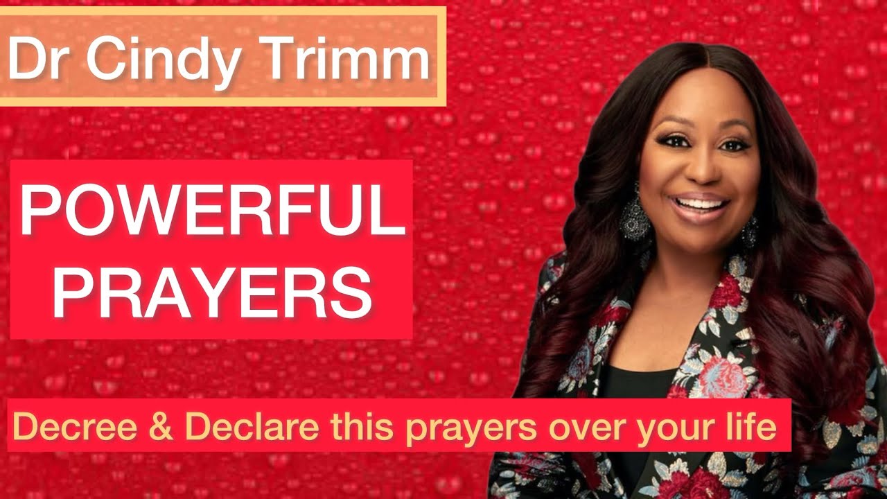 Dr Cindy Trimm Poweful Prayers, Declare and Decree this prayers over your life everyday. #decree