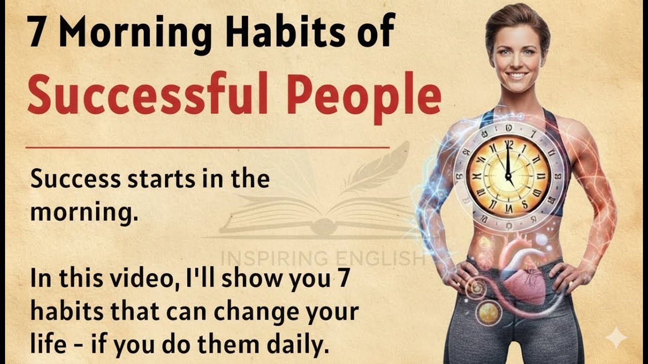 7 Morning Habits of Successful People ✨️ || Graded Reader || Improve Your English Fluency ✅️