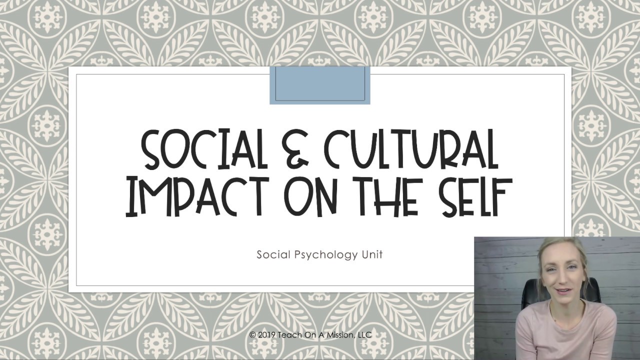 Social & Cultural Impact on Self Notes by Mandy Rice APPsych