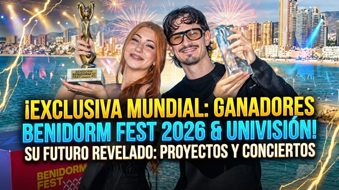 Tony Grox y LUCYCALYS, GANADORES del Benidorm Fest 2026 ENTREVISTA DEBATE Y ANALISIS DE SU EXITO