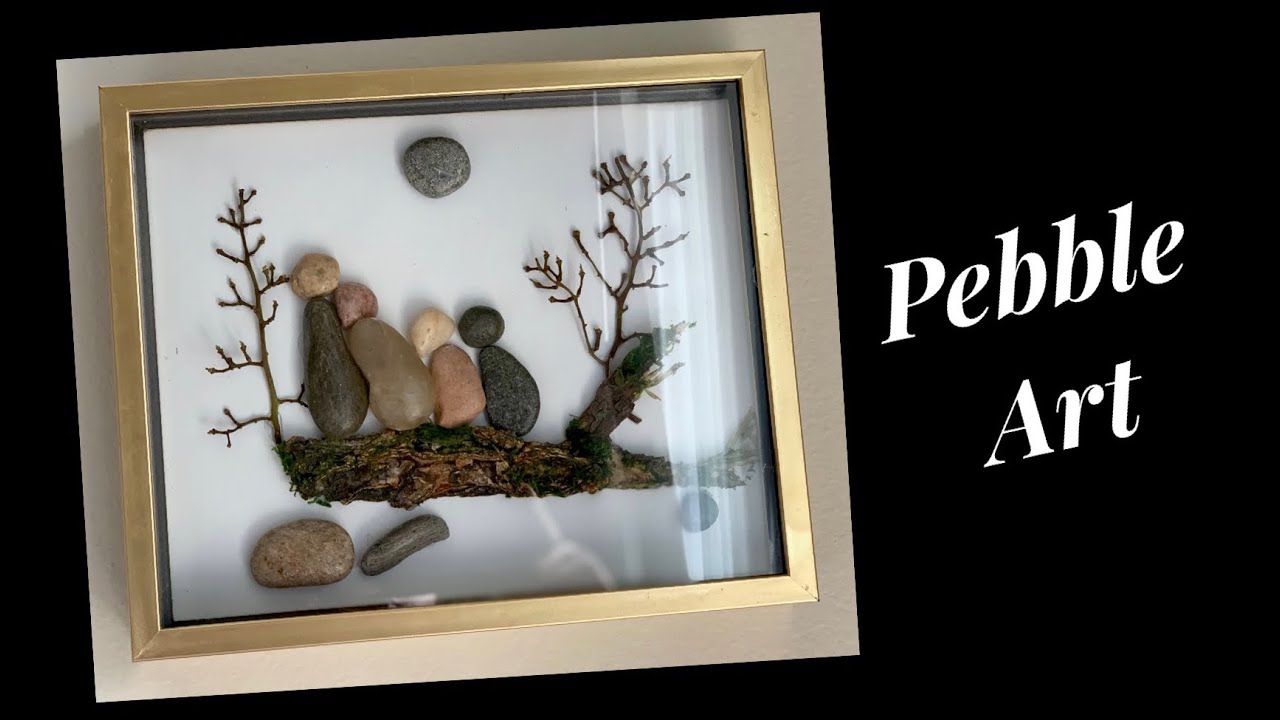 Pebble Art Tutorial || Pebble Art || Pebble Family