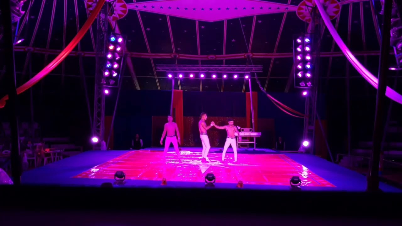 trío Handstand El ksar El Kebir Morocco 🇲🇦 in Switzerland circus🇨🇭🎪🎭