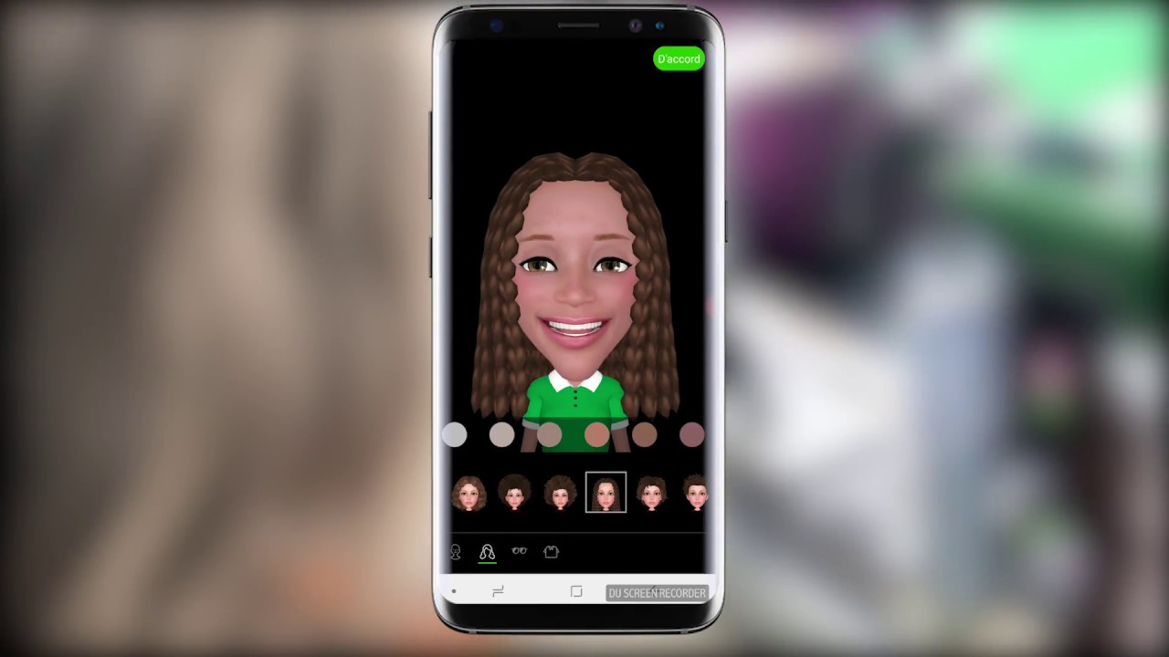 Samsung Galaxy S9 AR Emoji Foot