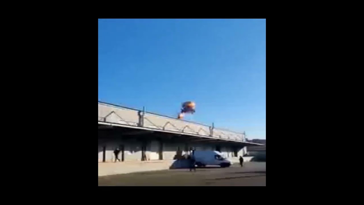 A Russian Kh 101 cruise missile intercepted