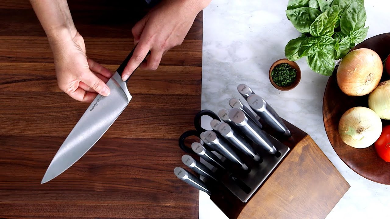 Watch It Work: Calphalon Precision Self-Sharpening Cutlery