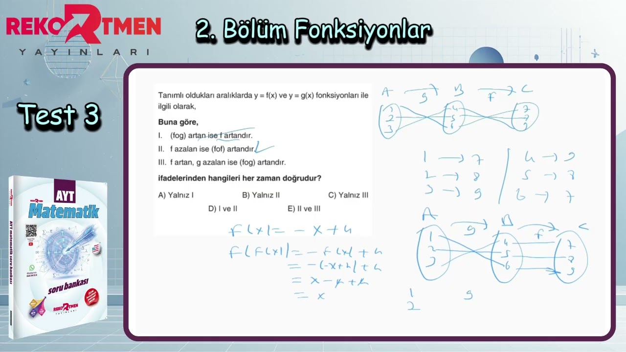 2. Bölüm Fonksiyonlar Test 3