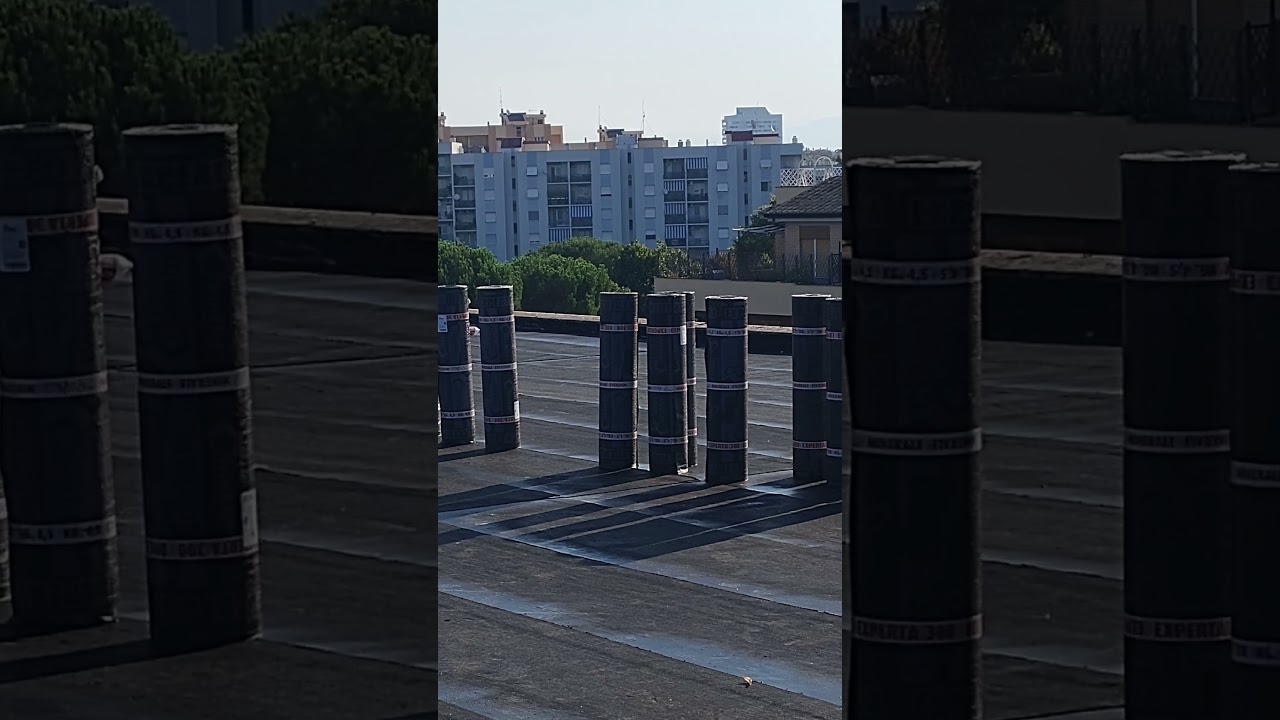 💥 Waterproofing works completed on a roof
