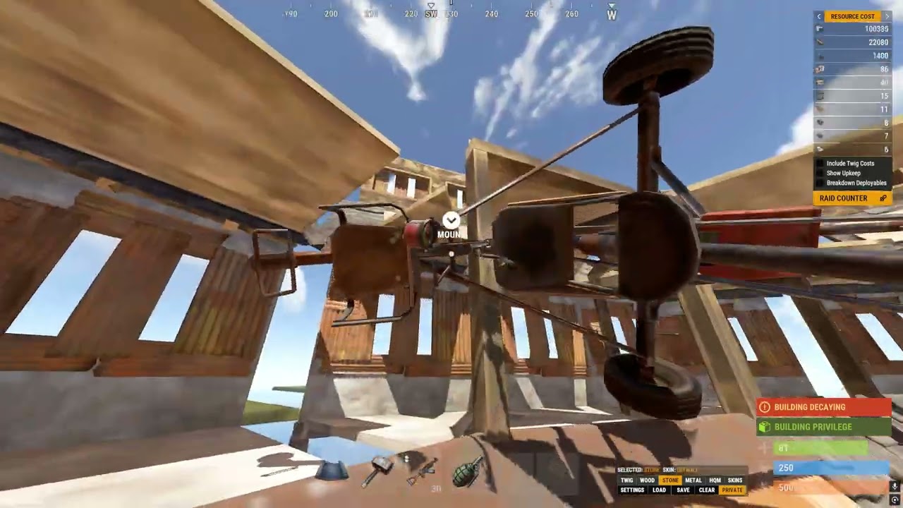 Me burning in a hell of my own making. Also, a base tour!!! :3