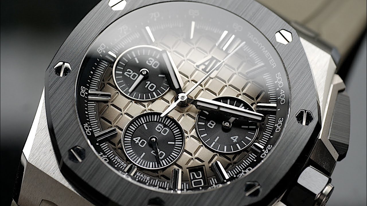 Практический обзор совершенно новой модели AP Royal Oak Offshore 43 Smoked Taupe Dial | Хафиз Дж....