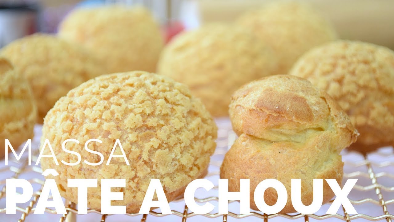P&Acirc;TE A CHOUX (massa de bombas e carolinas) 🍒 BELLARIA CHOCOLATIER