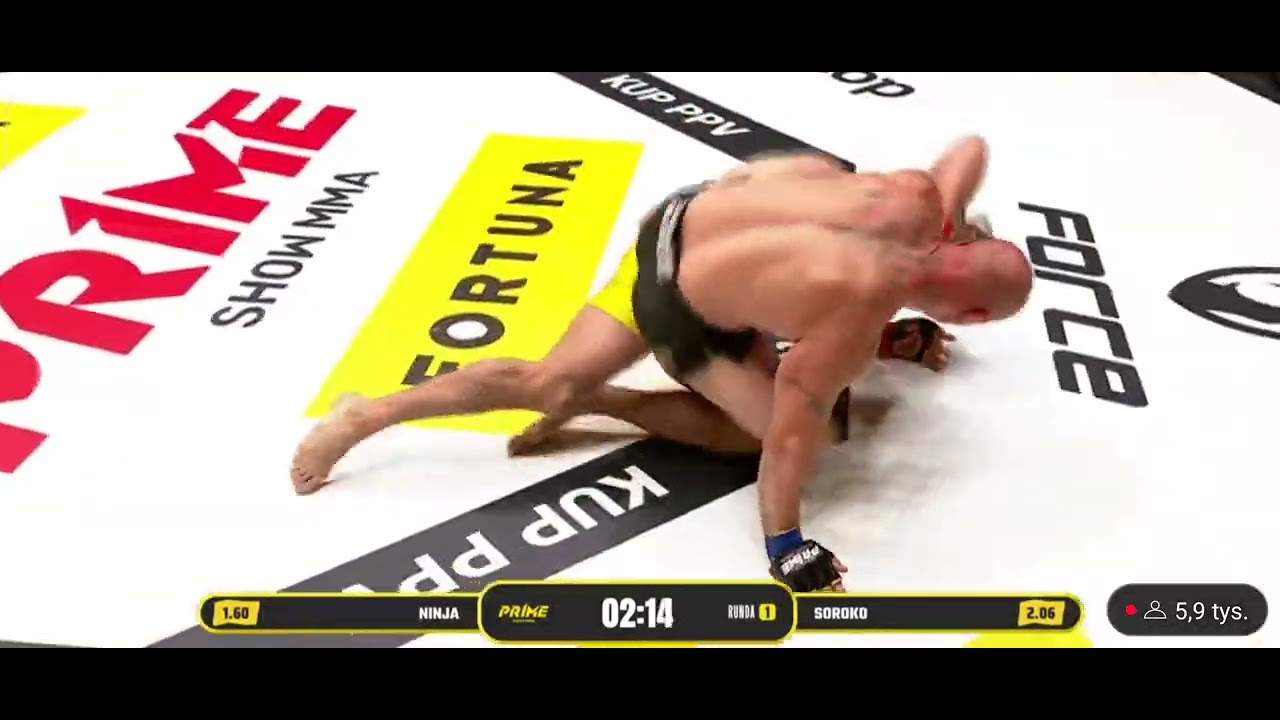 Prime mma 12 Ninja Vs Soroko cała walka